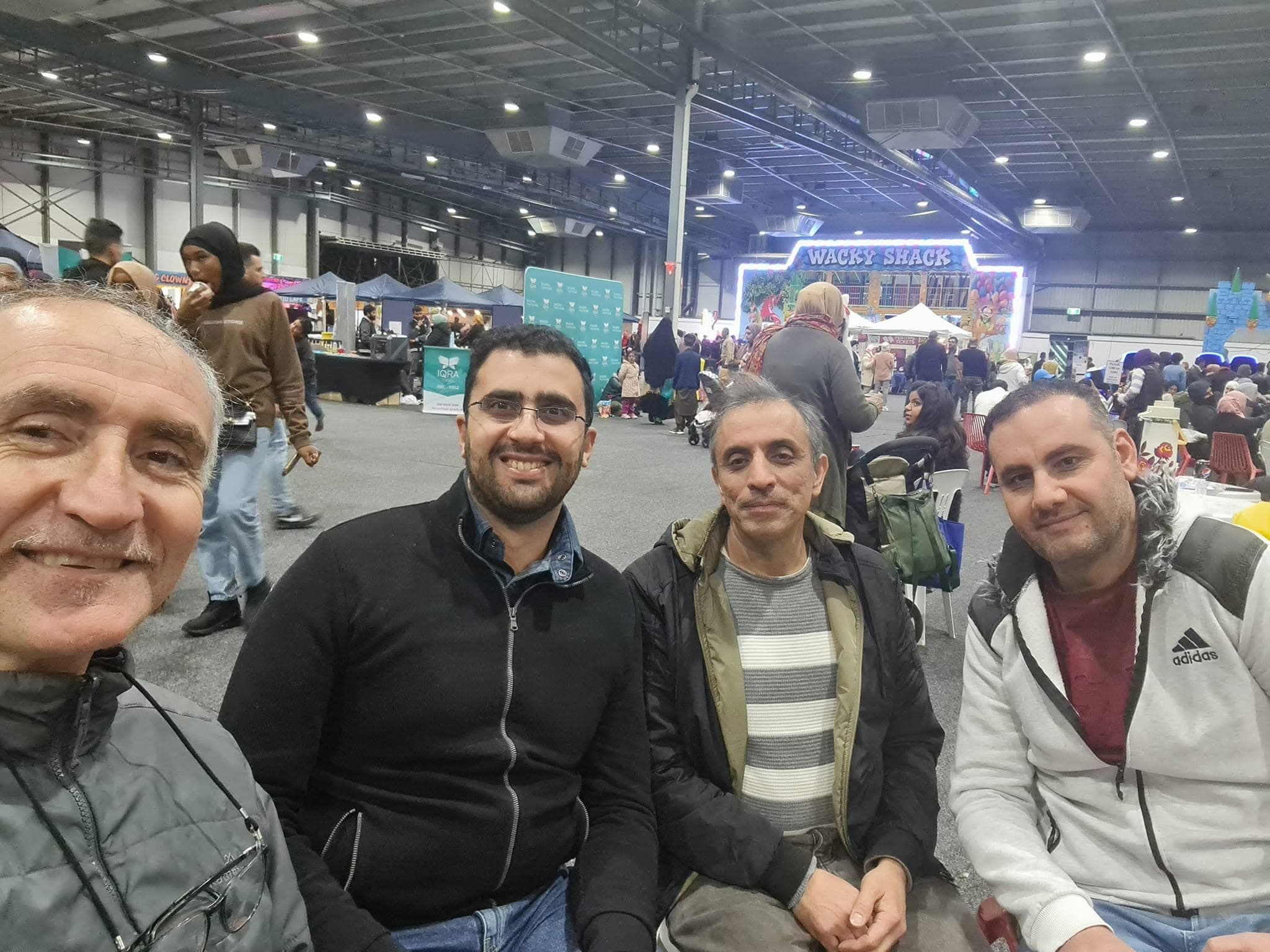 Community members at a local Eid festival
