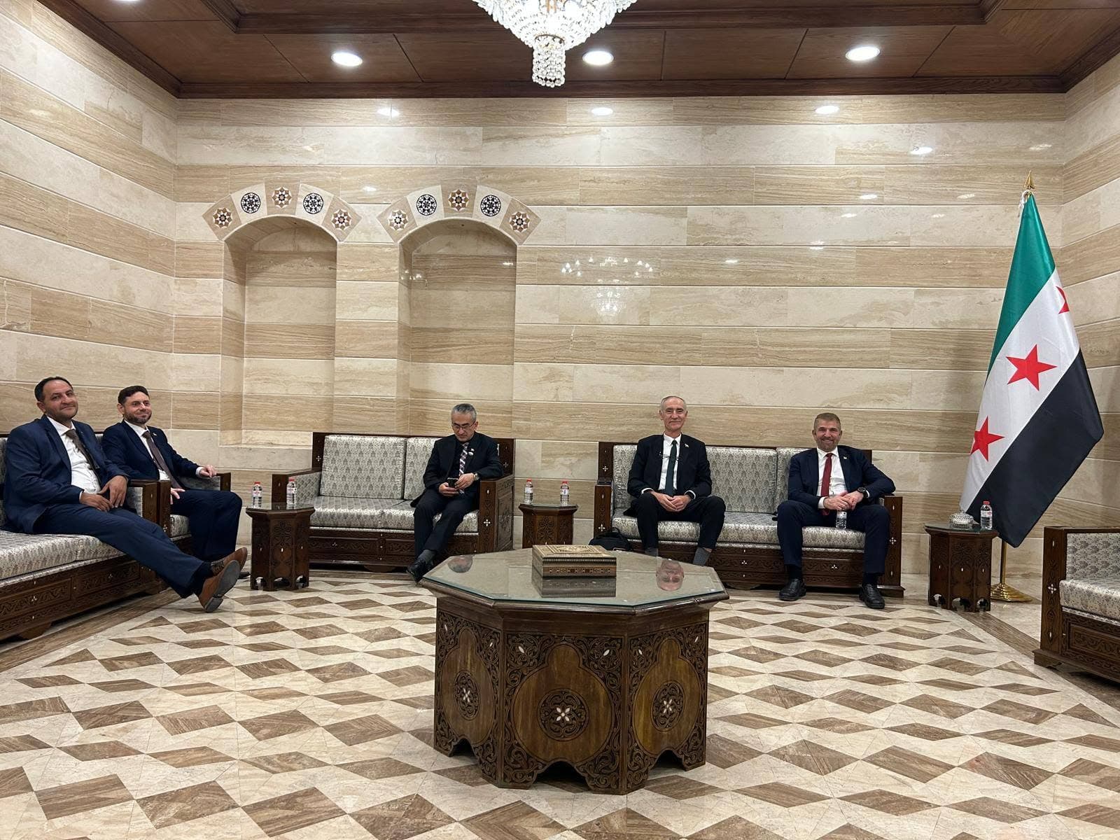 AFSSA delegation representing the community in Syria