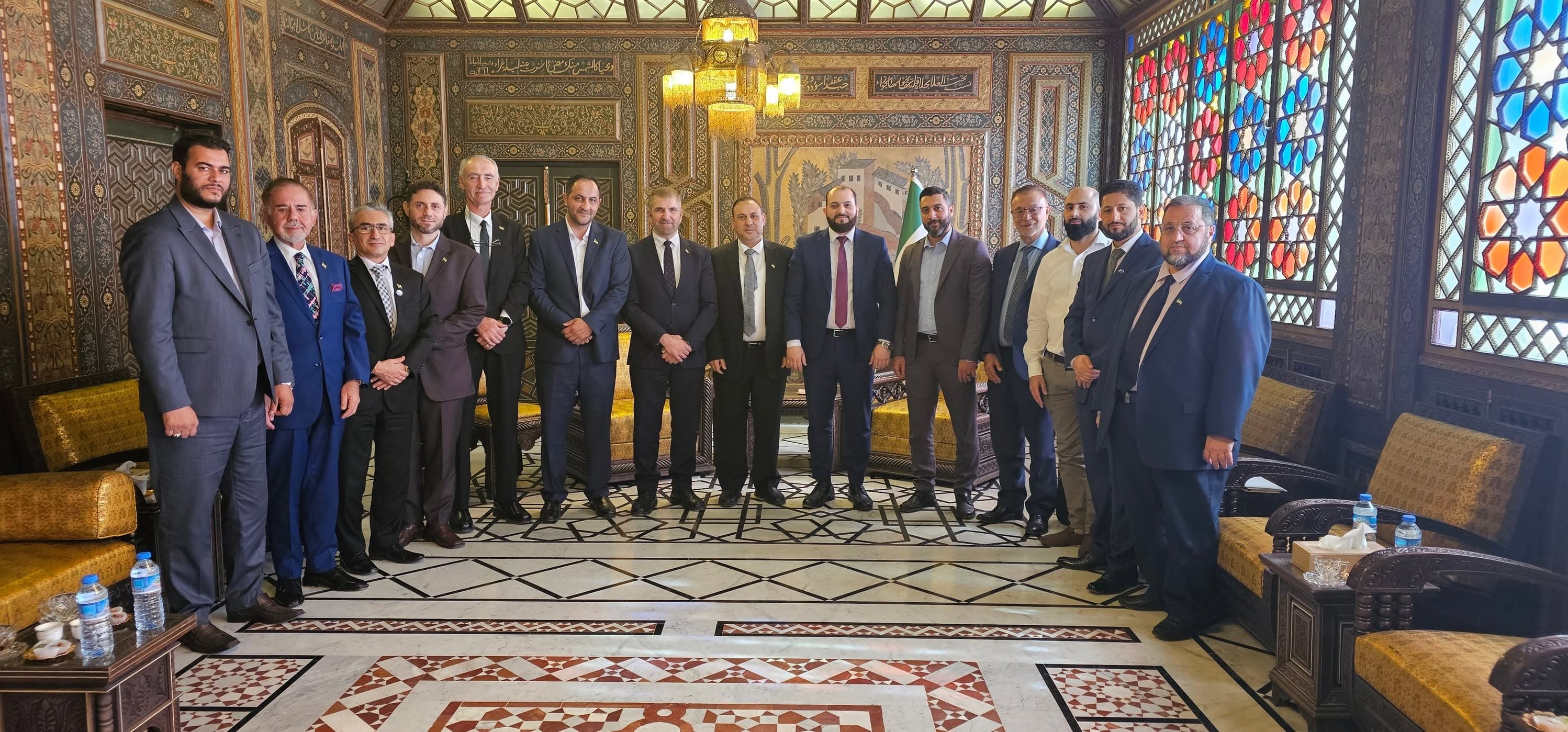 AFSSA delegation representing the community in Syria