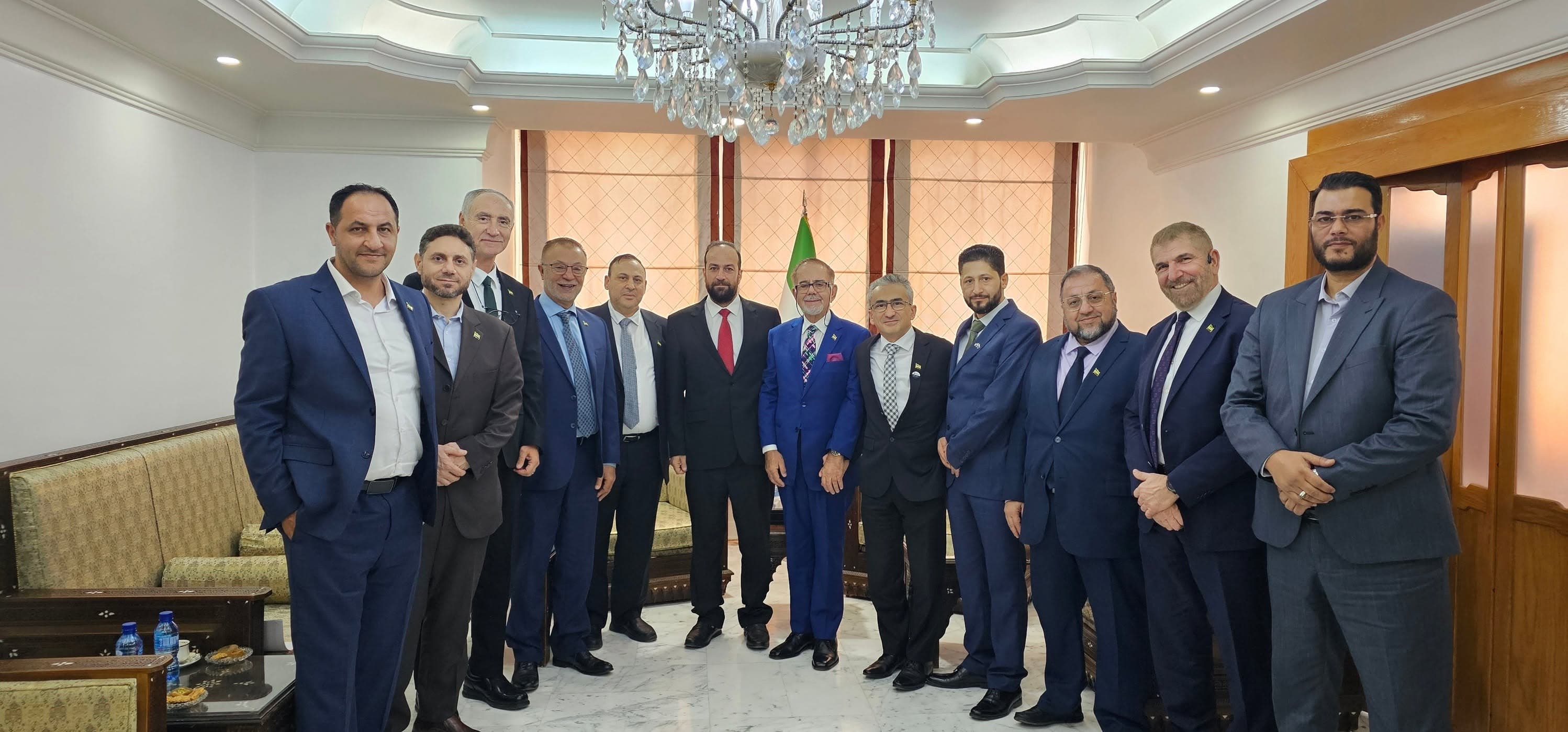AFSSA delegation representing the community in Syria
