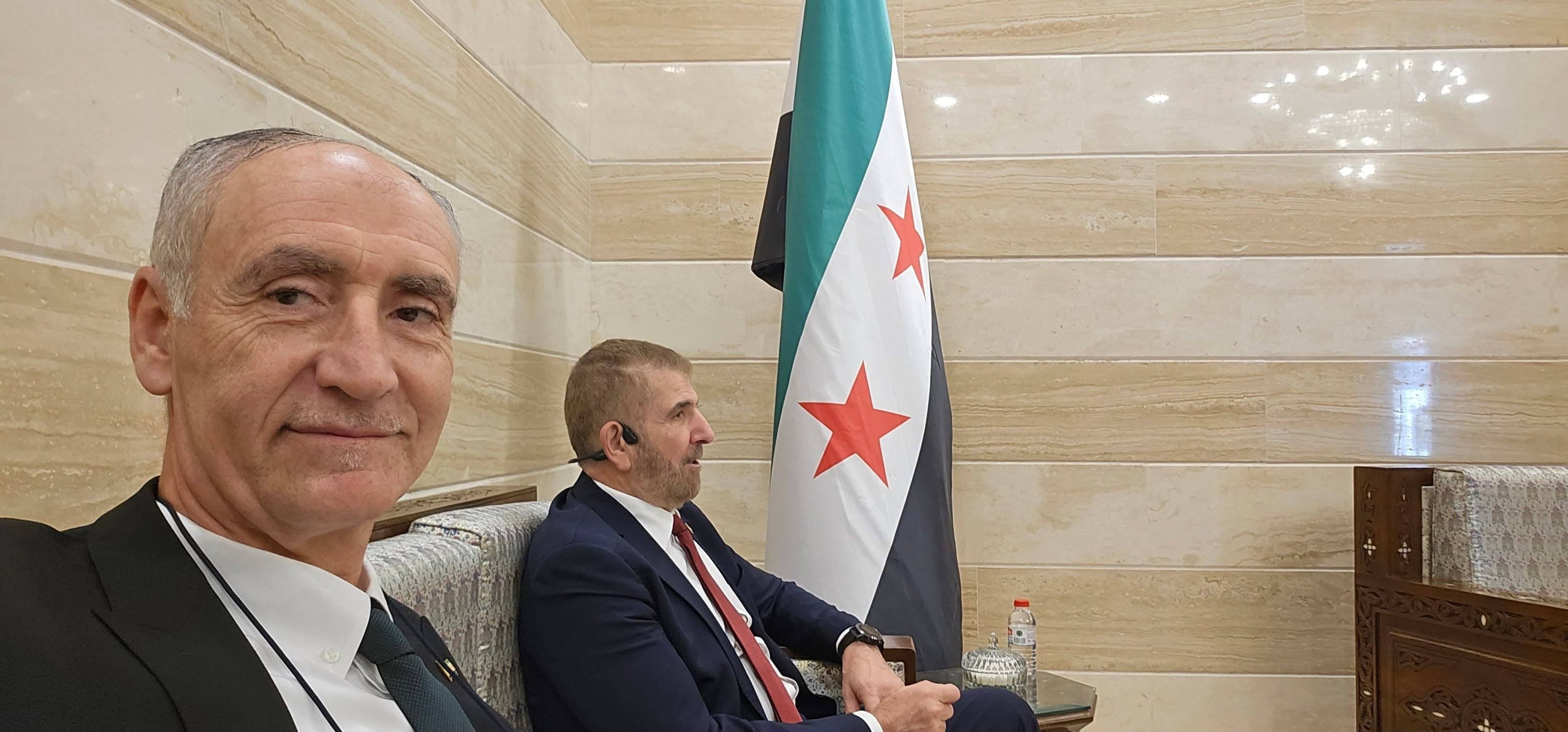 AFSSA delegation representing the community in Syria